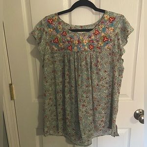 Embroidered Hailey & Co. Top